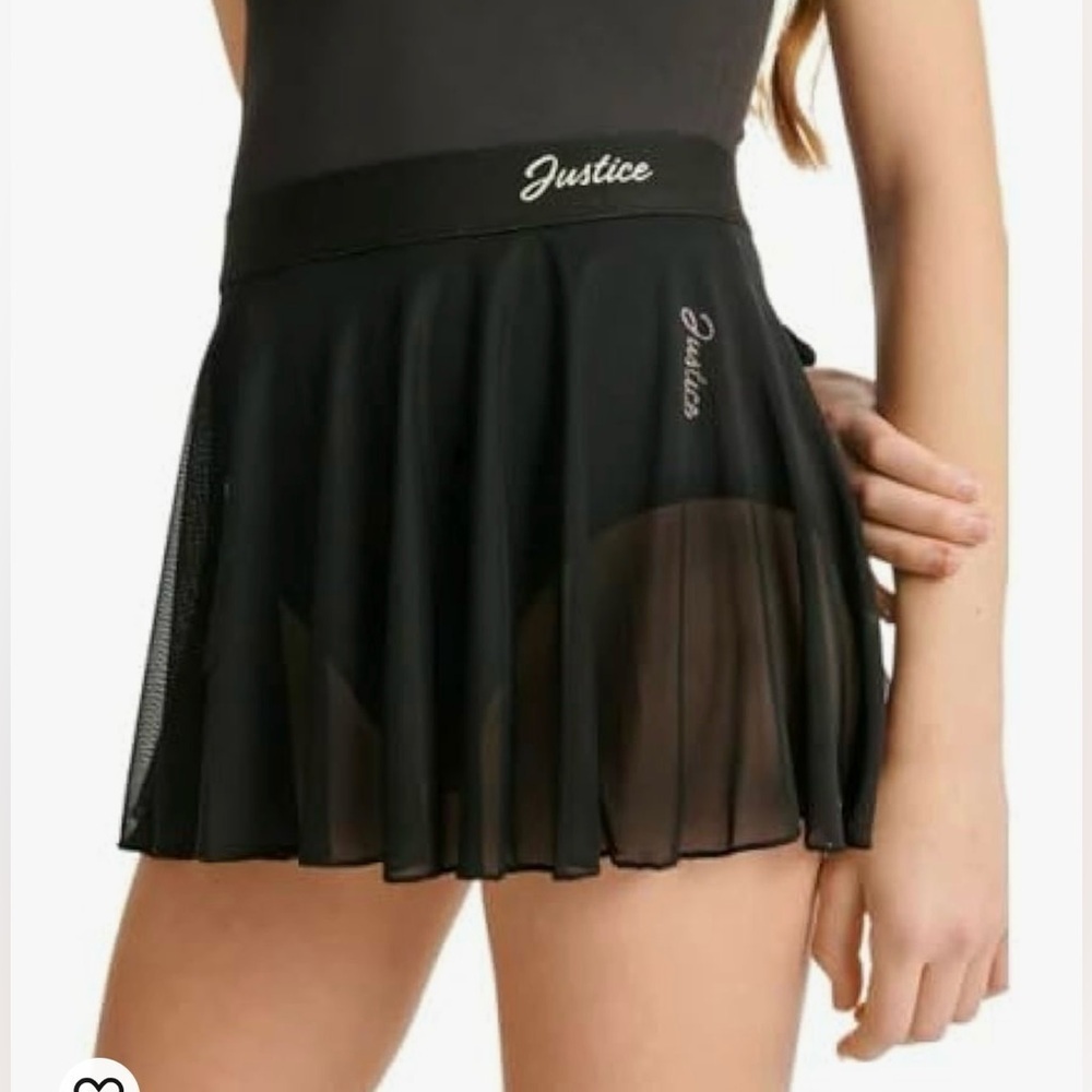 Justice Girls Lighweight Soft Black
Ballet Dance Skirt,